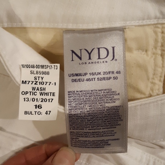 NYDJ Los Angeles Marilyn Straight Jeans. - Picture 7 of 8